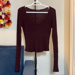 Brandy Melville Scoop Neck Sweater